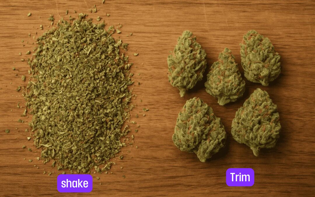 difference between shake and trim